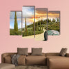 Chianti vineyard landscape in Tuscany, Italy multi panel canvas wall art