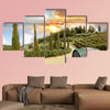 Chianti vineyard landscape in Tuscany, Italy multi panel canvas wall art