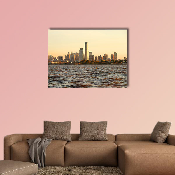 The skyline of Buenos Aires, Argentina multi panel canvas wall art