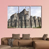 Old fortress in the ancient city of Ghent, Belgium multi panel canvas wall art