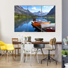 Scene Of A Park With Glacier All Around In Armenia, Multi Panel Canvas Wall Art