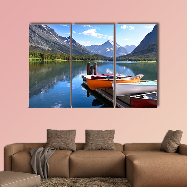 Glacier National park Multi panel canvas wall art