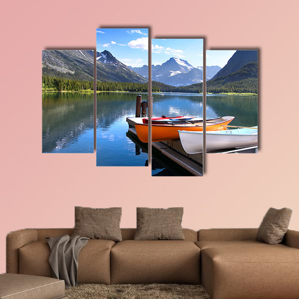 Glacier National park Multi panel canvas wall art