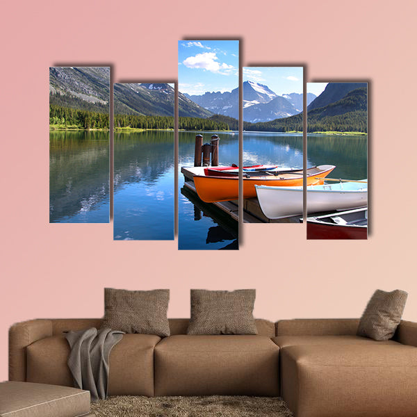 Glacier National park Multi panel canvas wall art