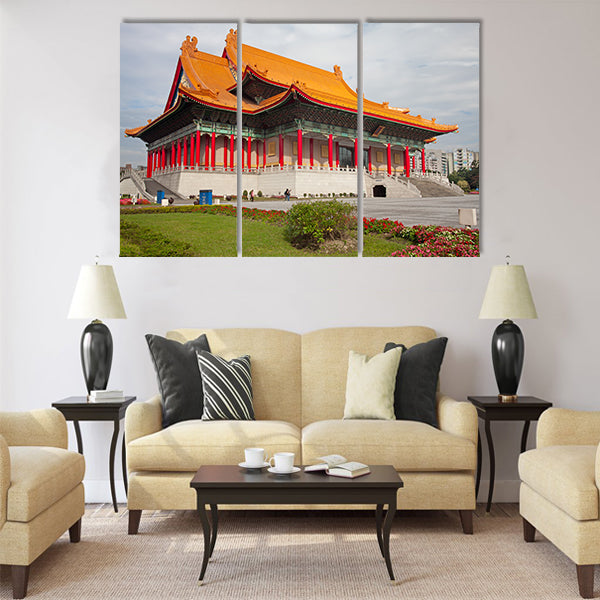 National Concert Hall in Taipei, Taiwan. Multi panel canvas wall art
