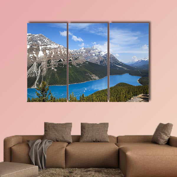 Emerald lake National Park, Banff Alberta, Canada Multi panel canvas wall art