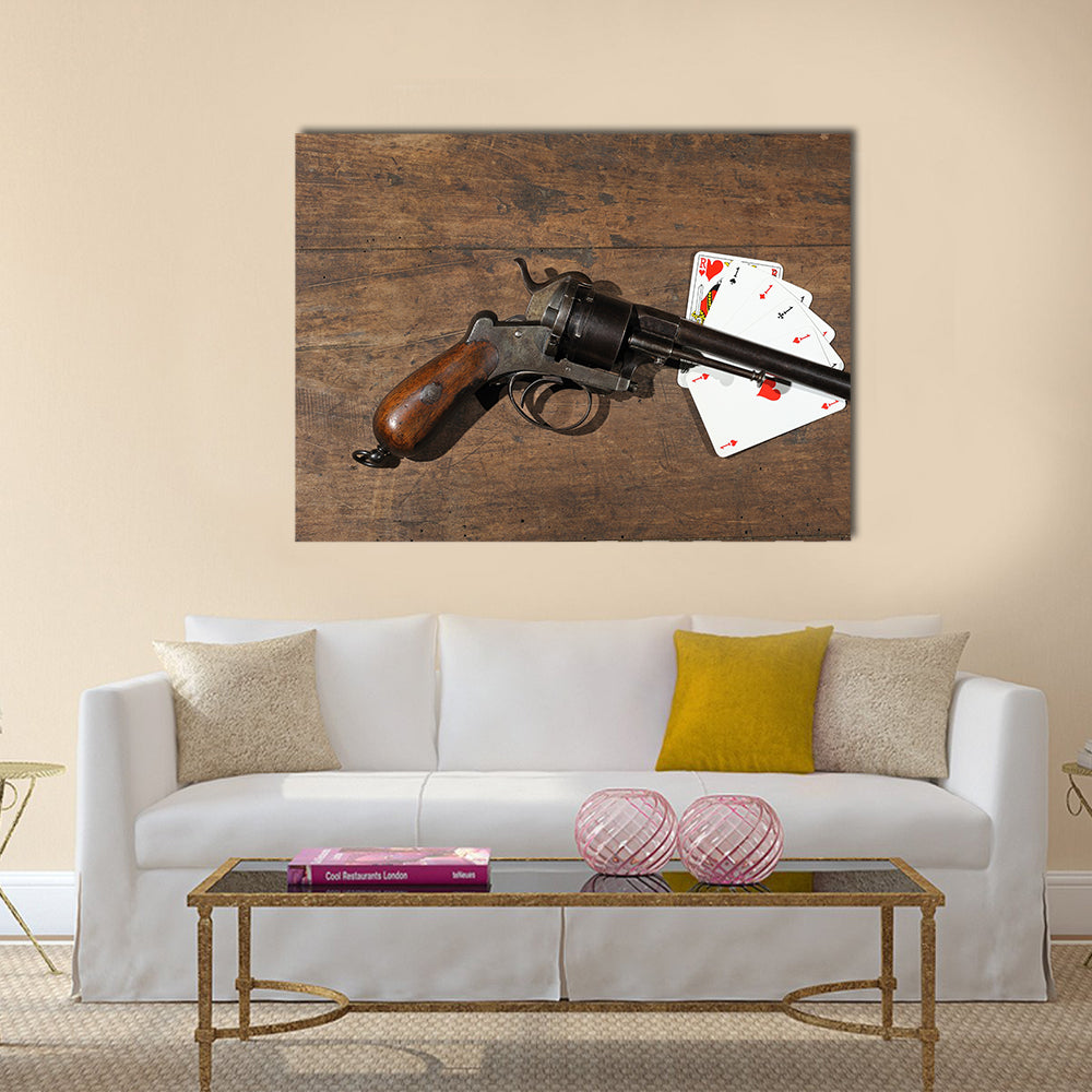 a table of poker players multi panel canvas wall art