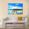 Lake Mahinapua in New Zealand Multi Panel Canvas Wall Art