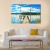 Lake Mahinapua in New Zealand Multi Panel Canvas Wall Art