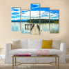 Lake Mahinapua in New Zealand Multi Panel Canvas Wall Art