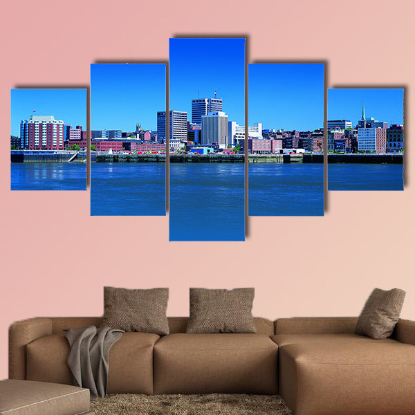 St. John in New Brunswick, Atlantic Canada Multi panel canvas wall art