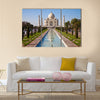 Beautiful Taj Mahal monument in Agra Multi Panel Canvas Wall Art