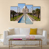 Beautiful Taj Mahal monument in Agra Multi Panel Canvas Wall Art