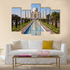 Beautiful Taj Mahal monument in Agra Multi Panel Canvas Wall Art