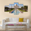 Beautiful Taj Mahal monument in Agra Multi Panel Canvas Wall Art