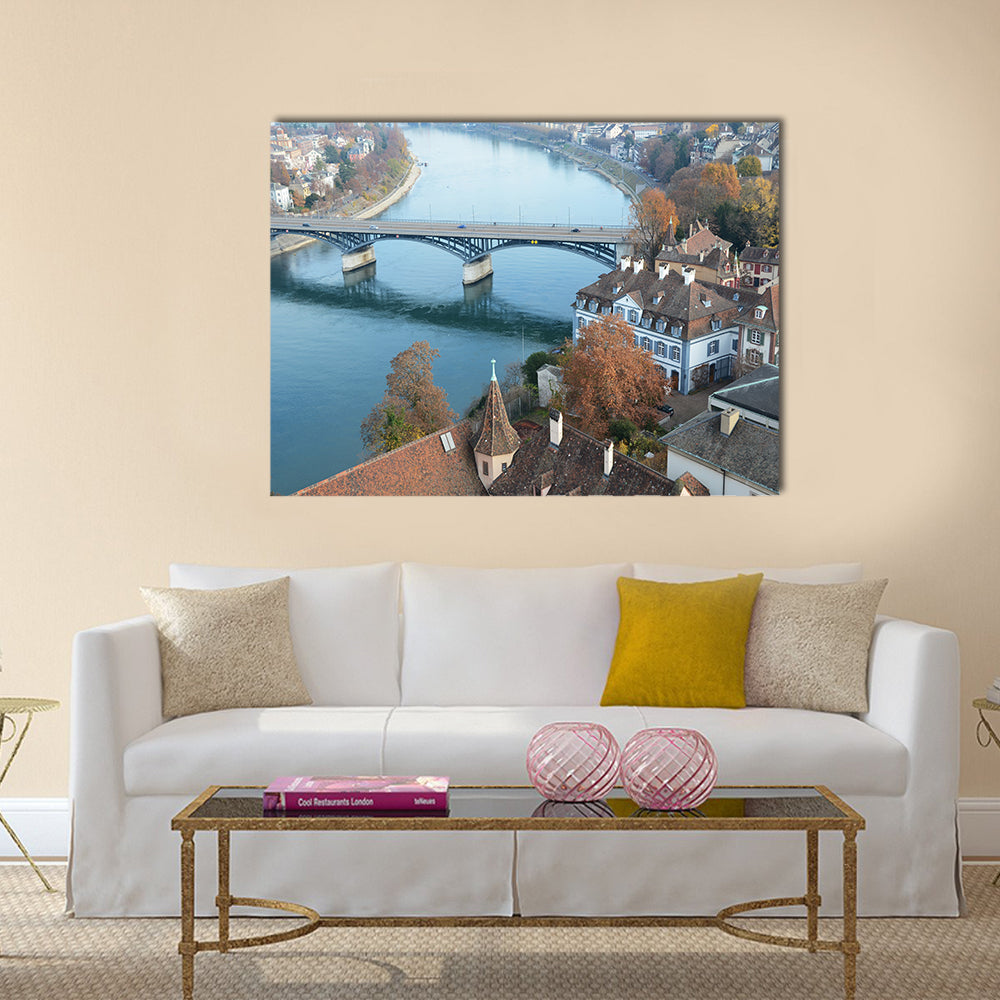 Basel, Switzerland multi panel canvas wall art