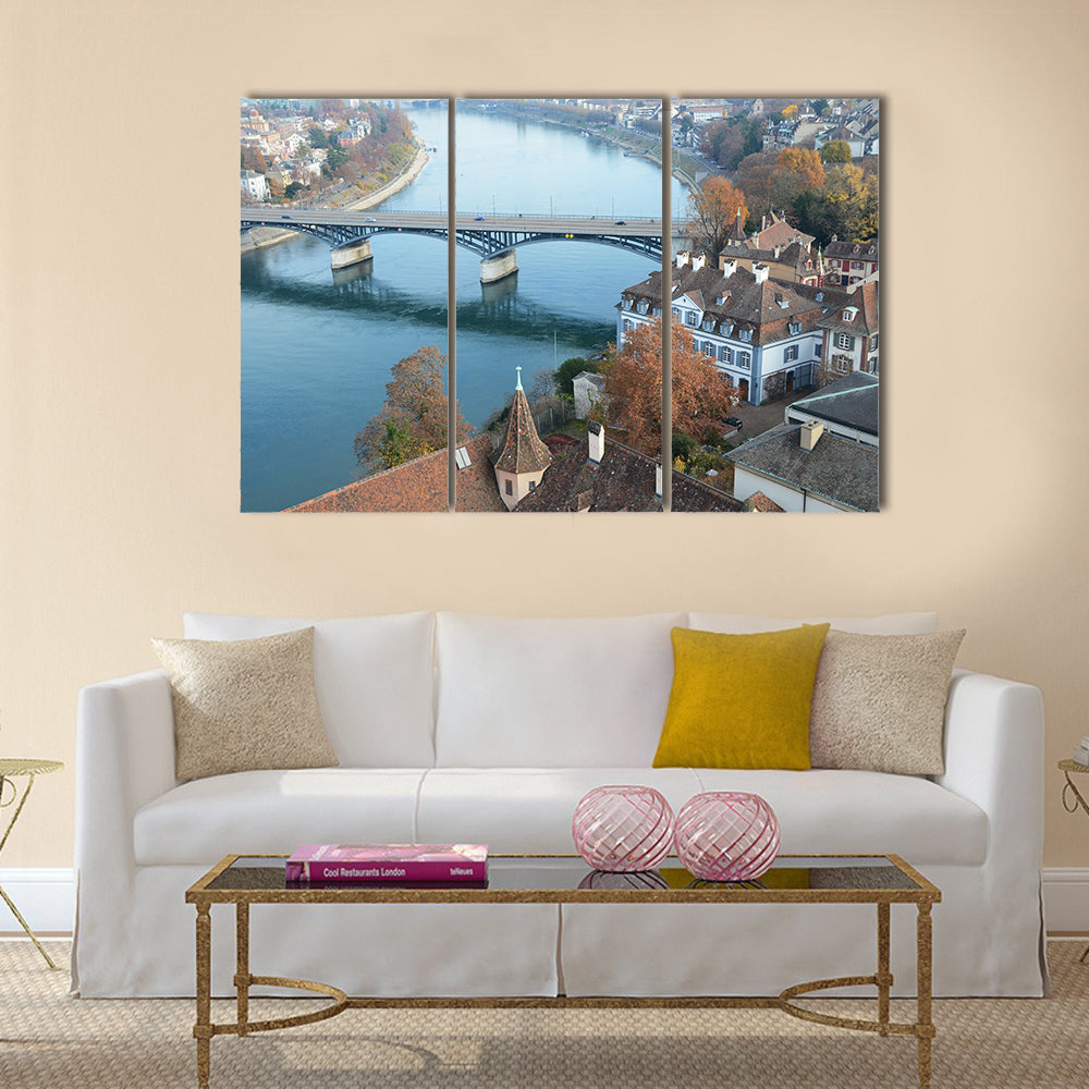 Basel, Switzerland multi panel canvas wall art
