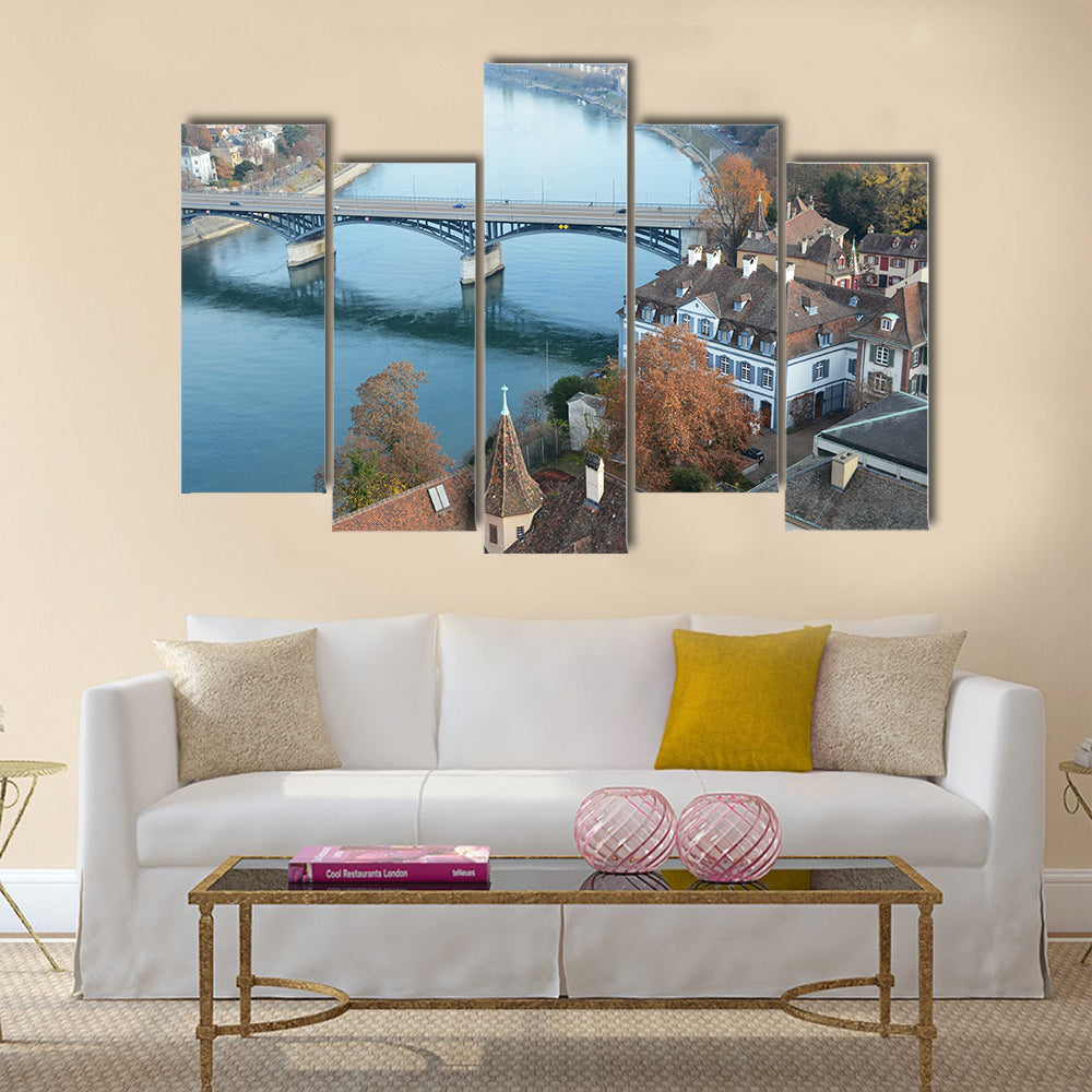 Basel, Switzerland multi panel canvas wall art