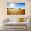 Gold desert into the sunset Canary Islands,   Multi panel canvas wall art