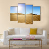 Gold desert into the sunset Canary Islands,   Multi panel canvas wall art