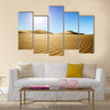 Gold desert into the sunset Canary Islands,   Multi panel canvas wall art