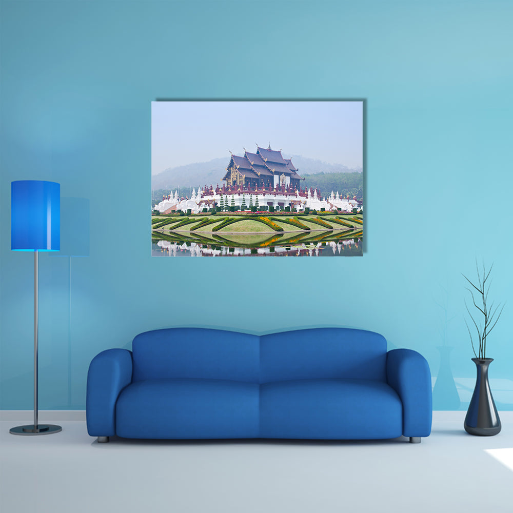 Ho kham luang in the international horticultural exposition multi panel canvas wall art
