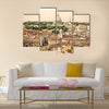 View of San Peter basilica, Rome, Italy Multi panel canvas wall art