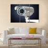 Fine image of classic cctv infrared security camera isolated on white Multi panel canvas wall art