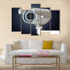 Fine image of classic cctv infrared security camera isolated on white Multi panel canvas wall art