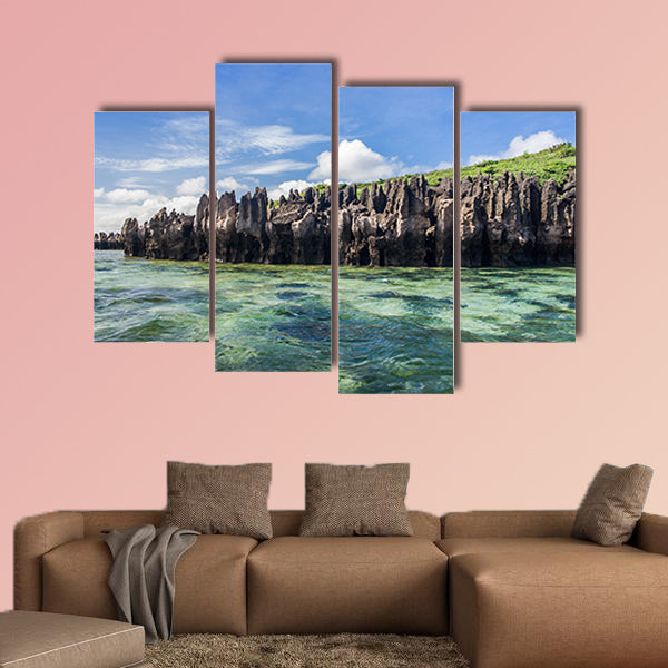 Karts in the Emerald Sea, northern of Madagascar multi panel canvas wall art
