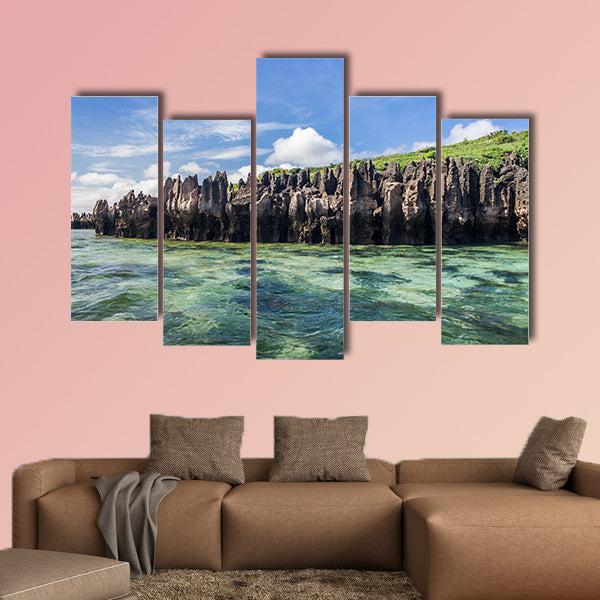 Karts in the Emerald Sea, northern of Madagascar multi panel canvas wall art