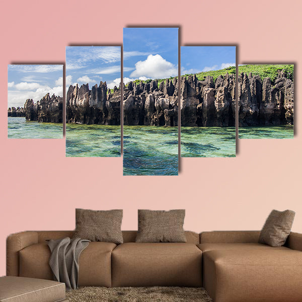 Karts in the Emerald Sea, northern of Madagascar multi panel canvas wall art