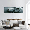 3d rendering of a brandless generic car panoramic canvas wall art