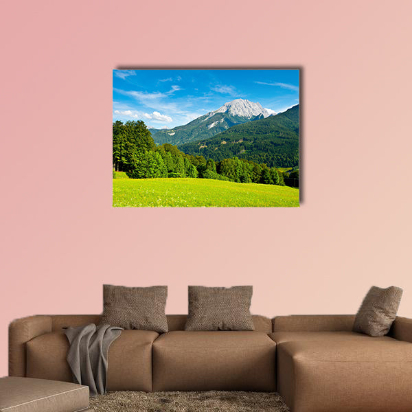 Farmhouse in the Bavarian Alps, Germany multi panel canvas wall art