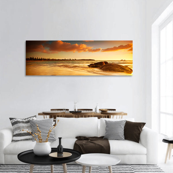 Gorgeous Sunrise on a South Australian Beach panoramic canvas wall art