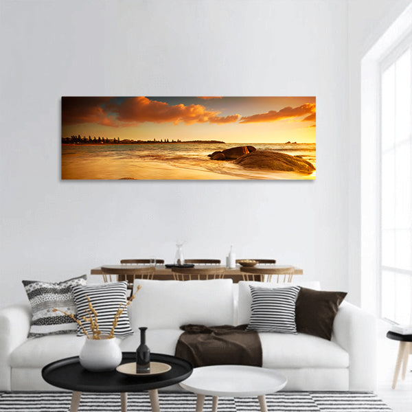 Gorgeous Sunrise on a South Australian Beach panoramic canvas wall art