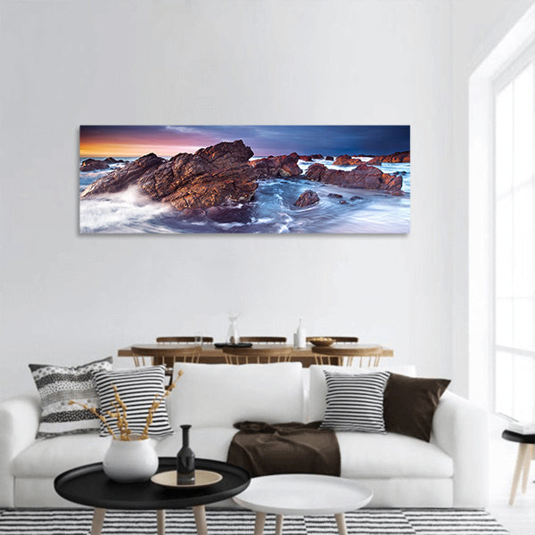 Gorgeous Sunset panoramic canvas wall art