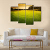 Golf Green Sunset Multi Panel Canvas Wall Art