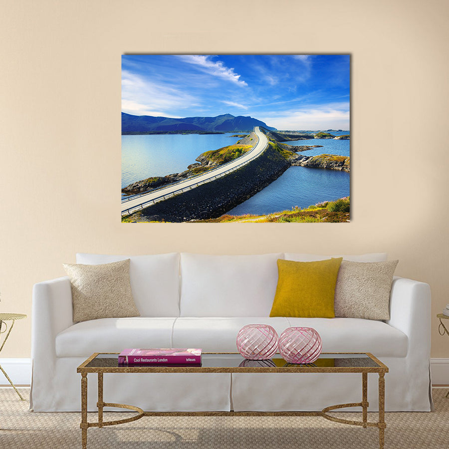 Picturesque Norway landscape multi panel canvas wall art