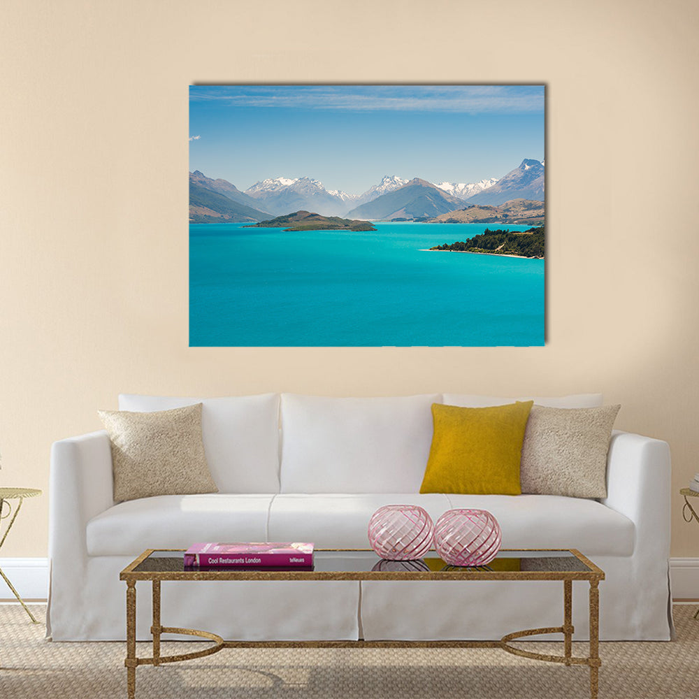 Beautiful Wakatiup Lake, New Zealand Multi panel canvas wall art