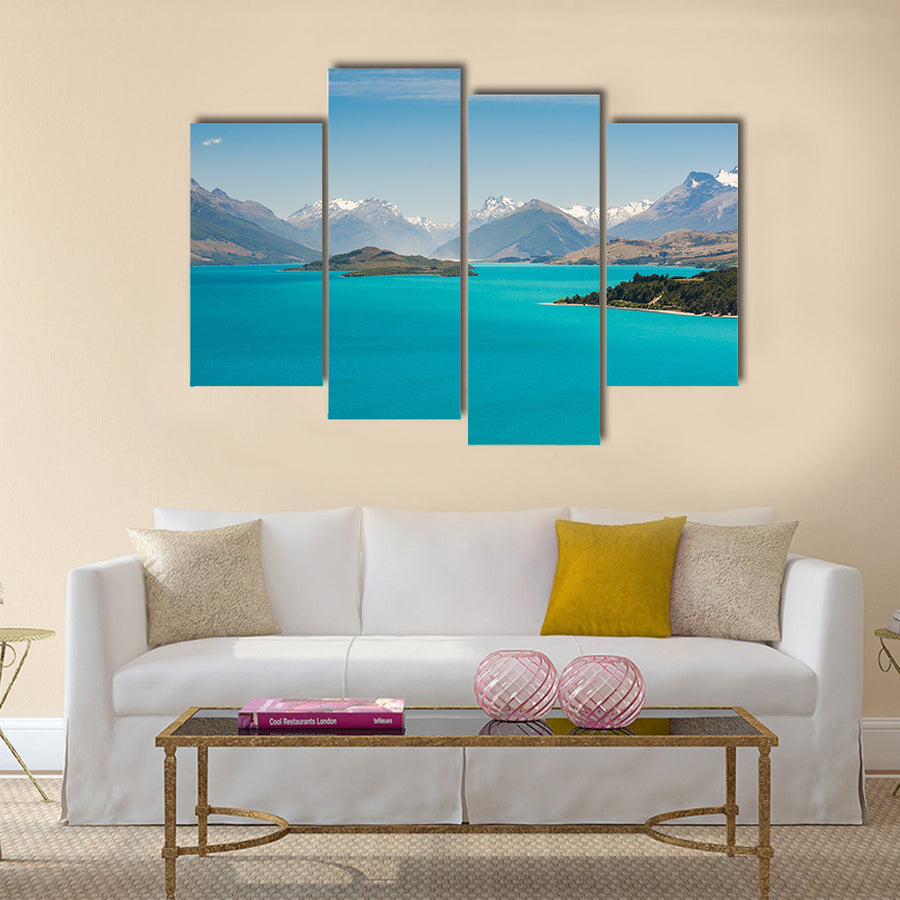 Beautiful Wakatiup Lake, New Zealand Multi panel canvas wall art