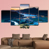 Aerial view of Queenstown, New Zealand multi panel canvas wall art