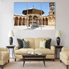 Scenery of the famous Omayyad Mosque Multi panel canvas wall art