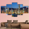 Hong Kong modern city multi panel canvas wall art