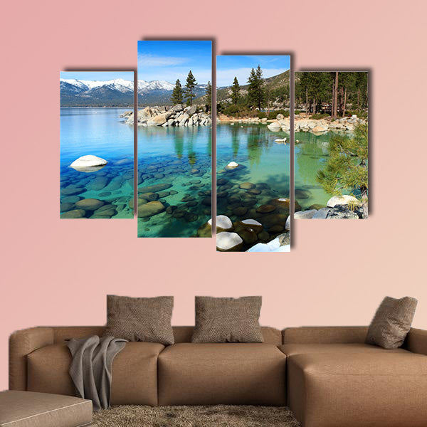 Lake Tahoe Multi panel canvas wall art
