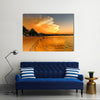 Spectacular-looking clouds at sunset Multi panel canvas wall art