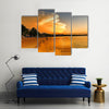 Spectacular-looking clouds at sunset Multi panel canvas wall art