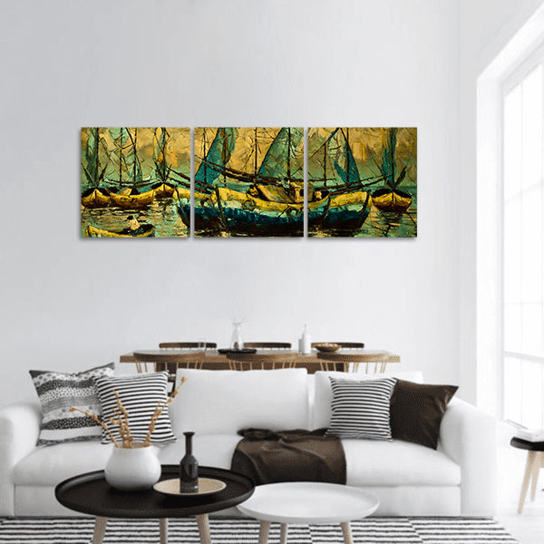 Oil on canvas Art picture panoramic canvas wall art