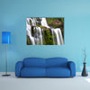 Waterfall nature brook cascade creek multi panel canvas wall art