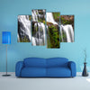 Waterfall nature brook cascade creek multi panel canvas wall art